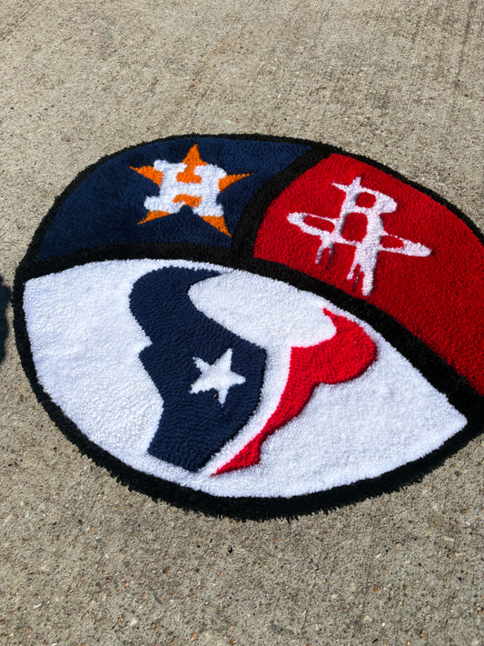 Houston Sports Team Rug